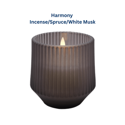 LED Scented Glass Candle in 4 Scents