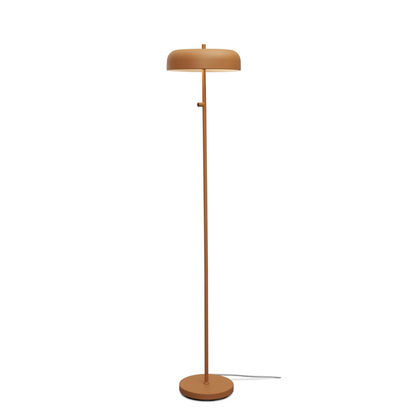 Mustard Yellow Iron Floor Lamp