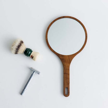 Hand Mirror in Ash or Walnut