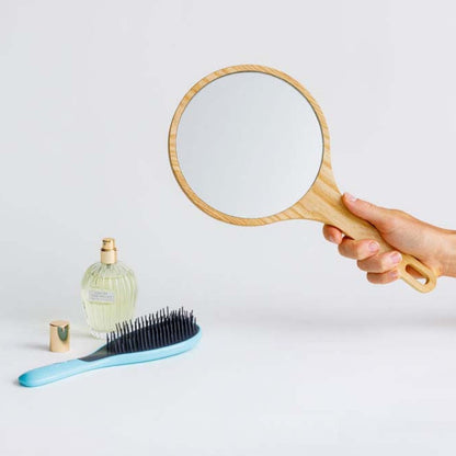 Hand Mirror in Ash or Walnut
