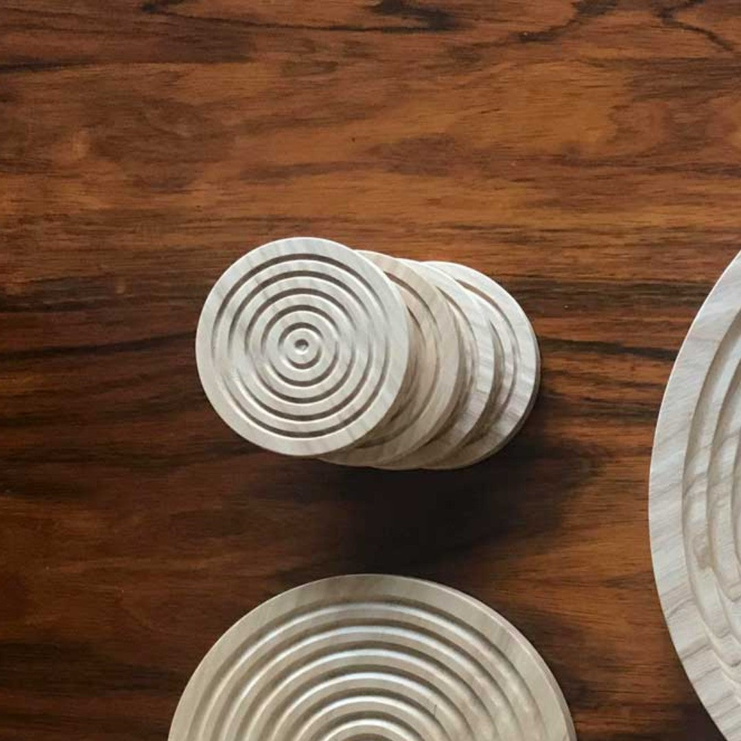 Ash Coasters, Set of Four