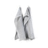 Tea Towel in Grey Pinstriped - Pack of Two