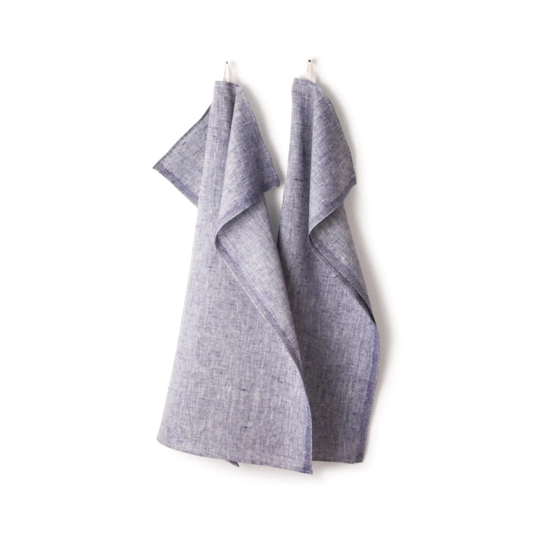 Tea Towel in Navy - Pack of Two