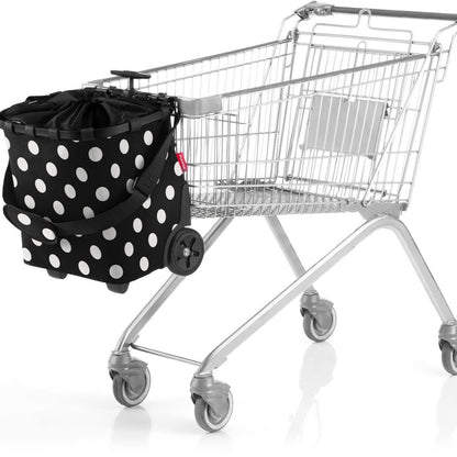 Shopping Trolley White Polka Dots