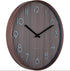 Large Wall Clock in Pure Walnut