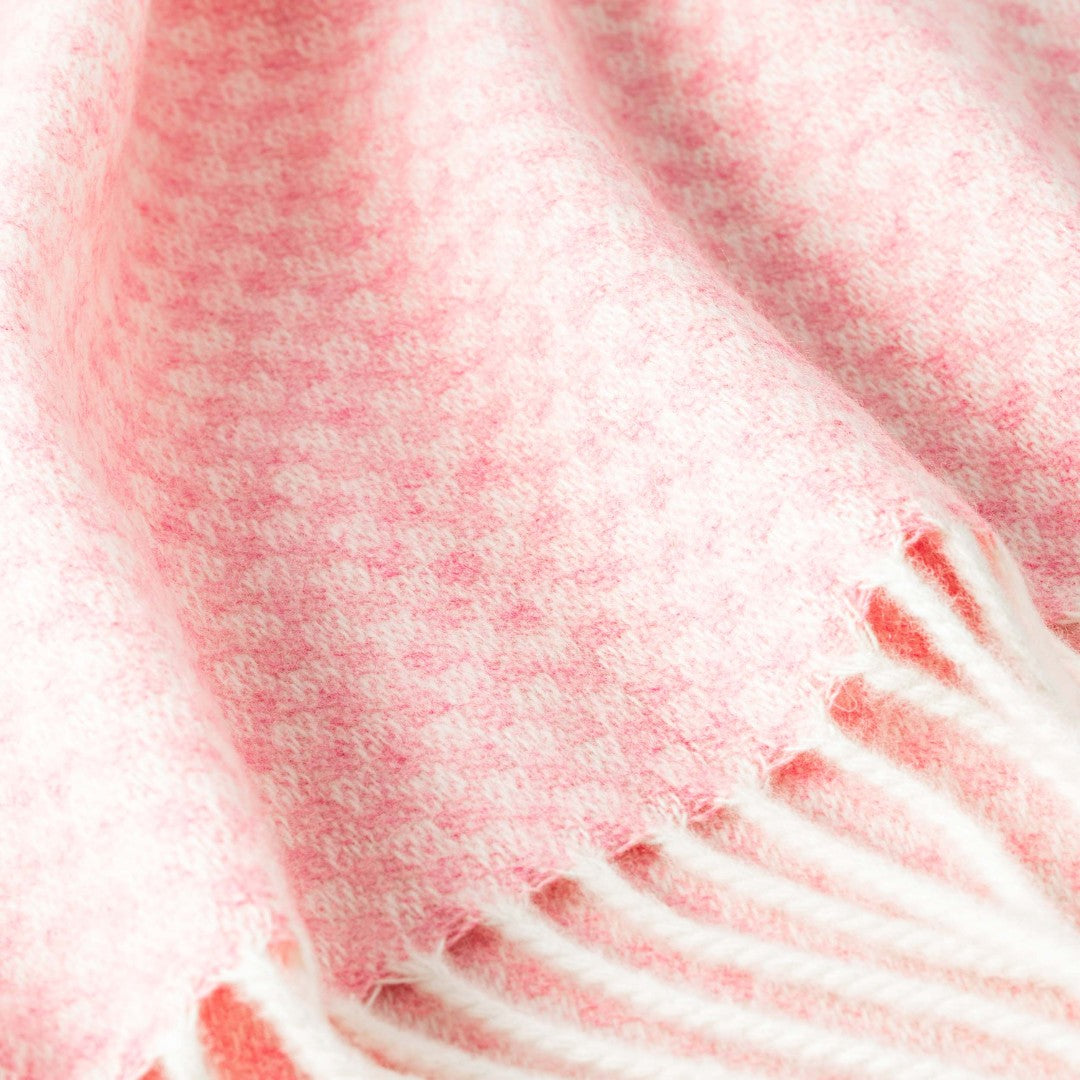 Pink Lambswool Baby Blanket