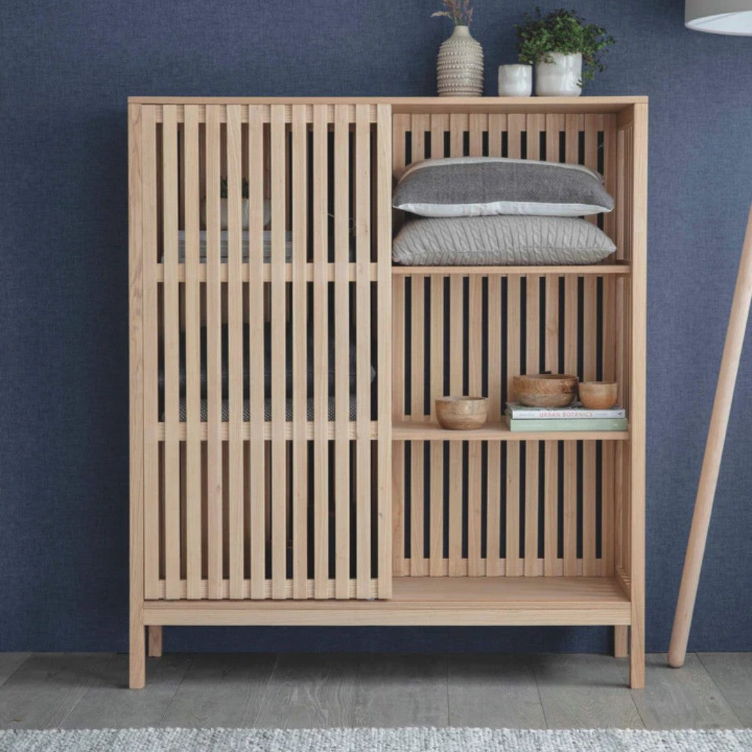 Large Linear Storage Unit in Ash