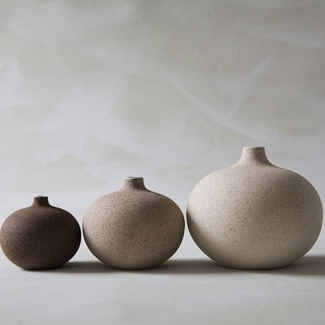 Large Bari Vase in Light Sand