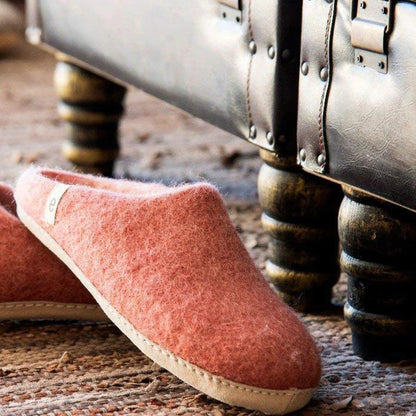 Slippers in Dusty Rose - 3 sizes