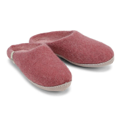 Slippers in Dusty Rose - 3 sizes