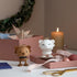 Small Angel Spring Figure in White with Eyes Shut