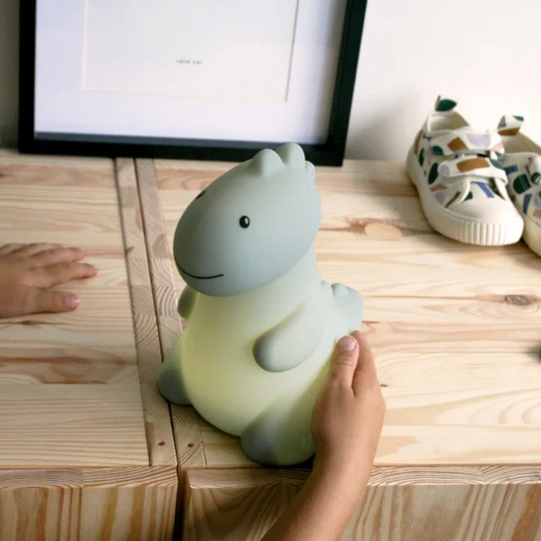 Sage Dinosaur LED Night Light