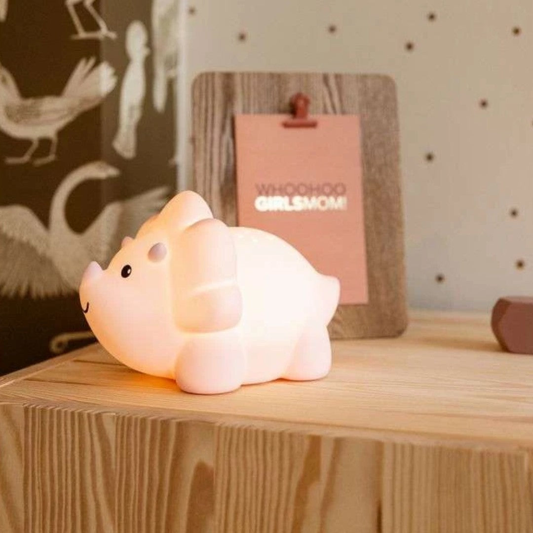 Pink Julie Dinosaur LED Night Light
