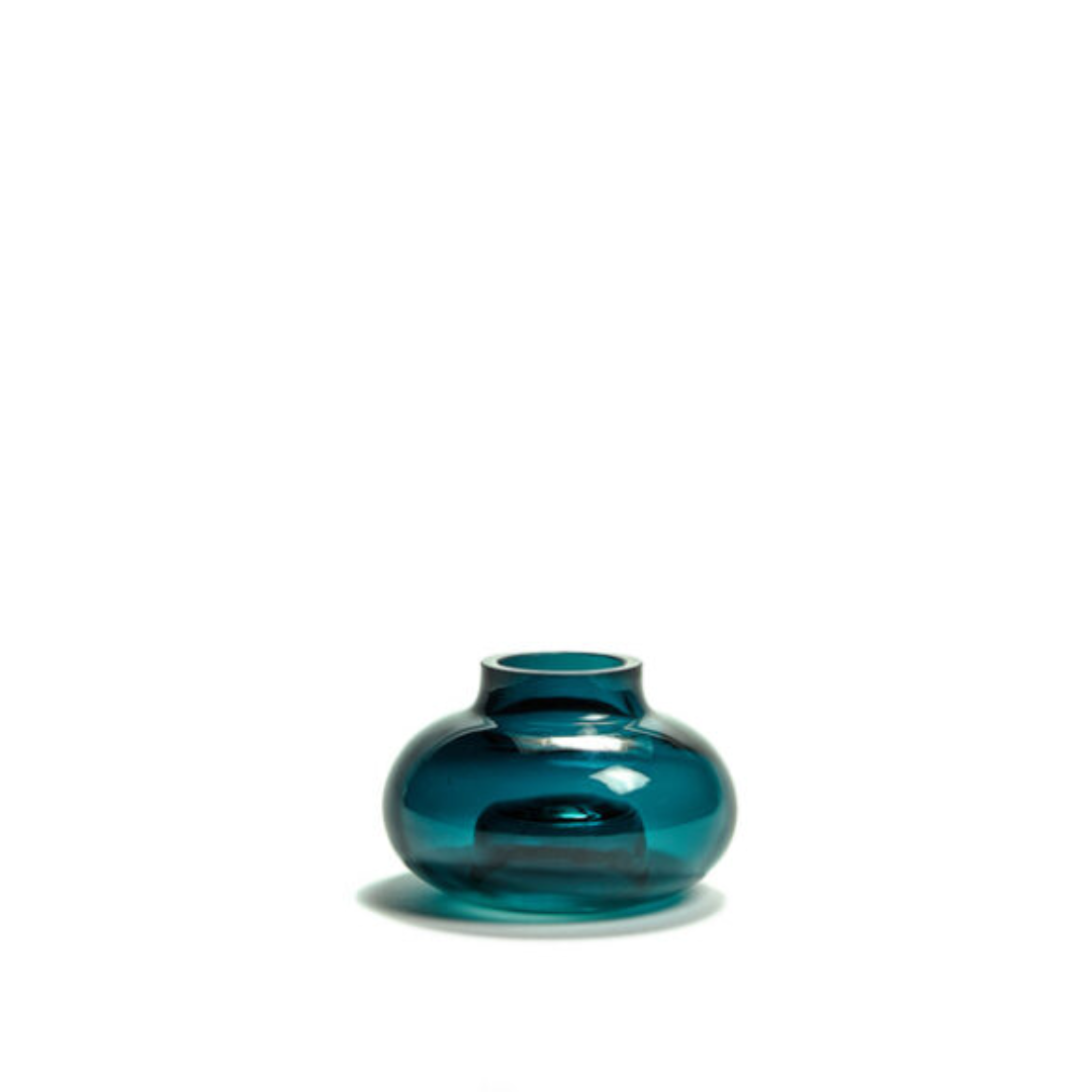 Glass Tea Light &amp; Bud Vase in 9 Colours