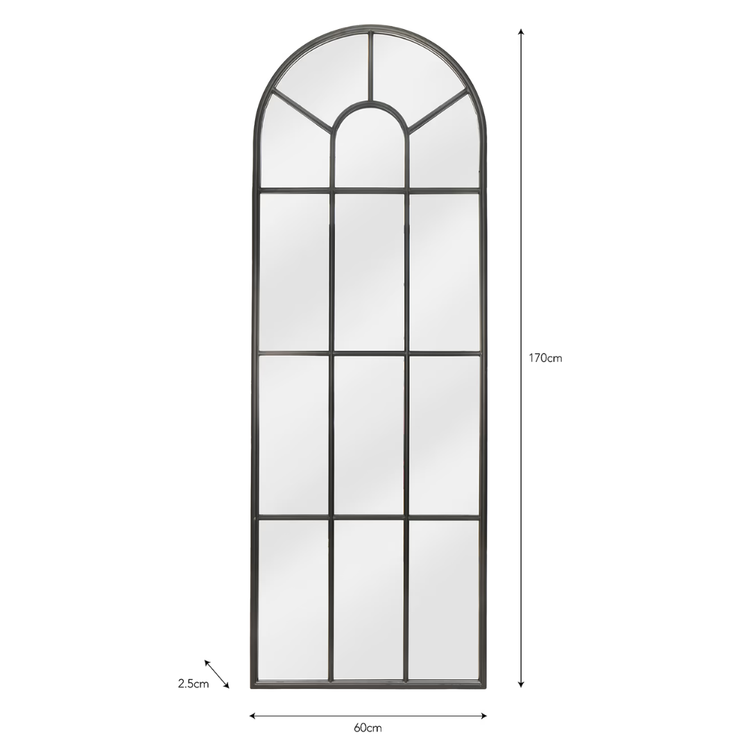 Indoor/Outdoor Window Pane Mirror in 3 Sizes