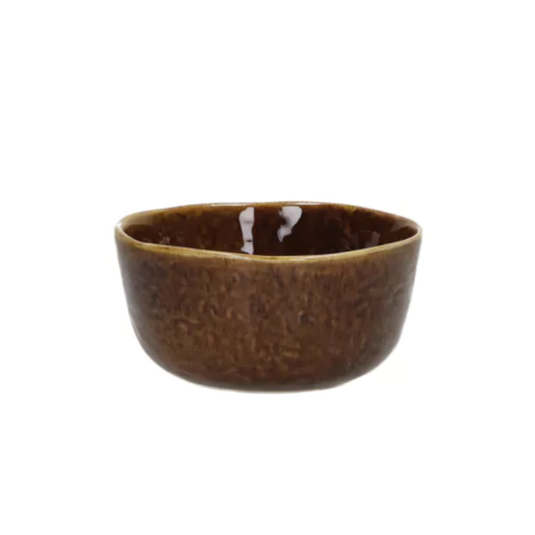 Brown Ceramic Dinner Set