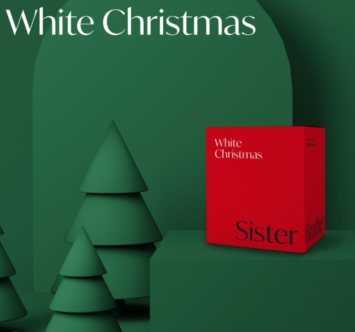 White Christmas Scented Candle