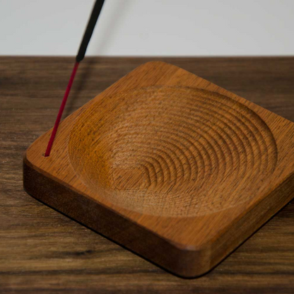 Spun Incense Holder - Ash or Sapele