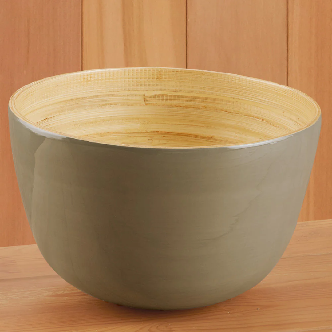 Nature Grey Bamboo Bowl in 4 Sizes