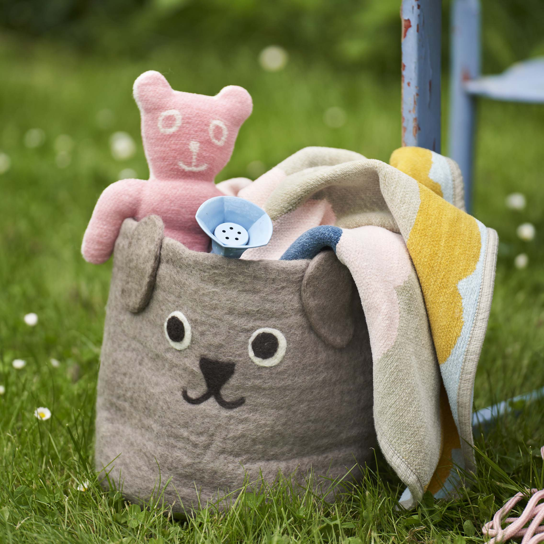 Felt Basket in 5 Animals