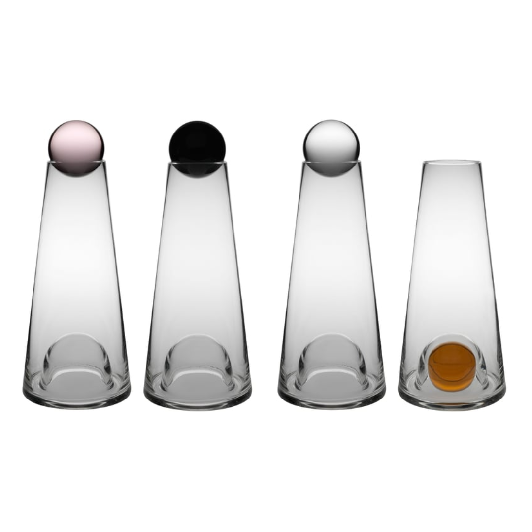 Large Carafe with Ball Stopper in 3 Colours