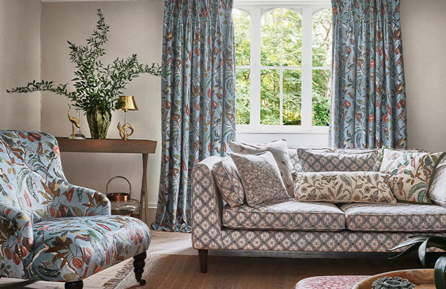 PRESTIGIOUS TEXTILES fabrics at The Blue Door, Dublin