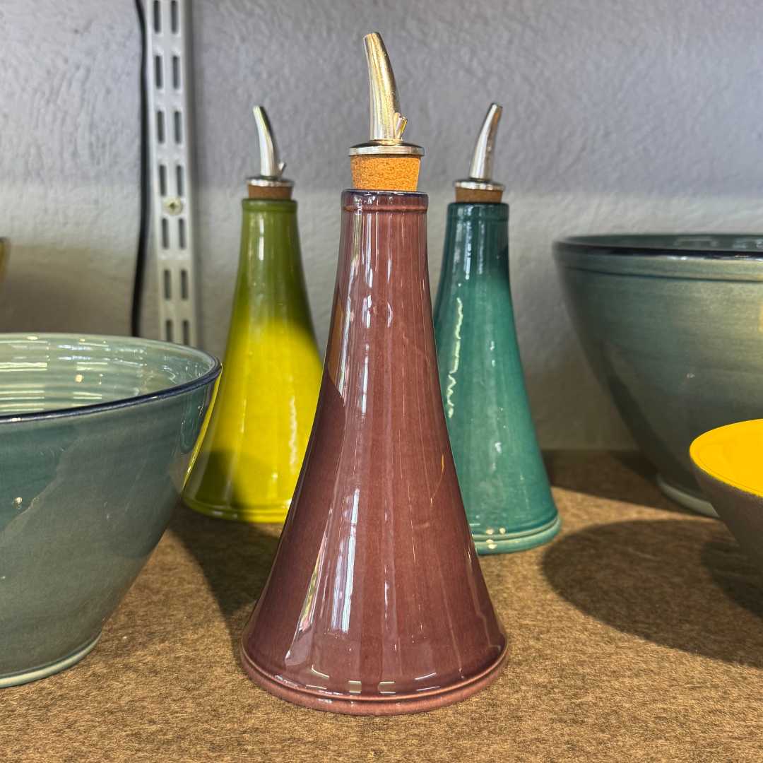 Ceramic Olive Oil Pourer - 10 colours