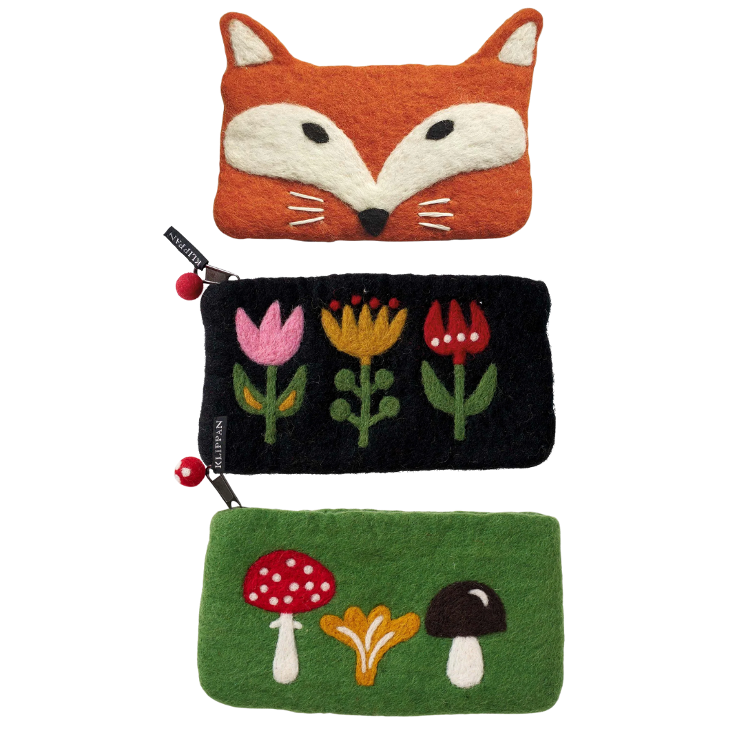 Large Felt Purse in 3 Designs